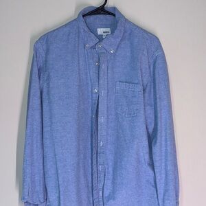 Sonoma Light Blue Casual Button-Down Shirt